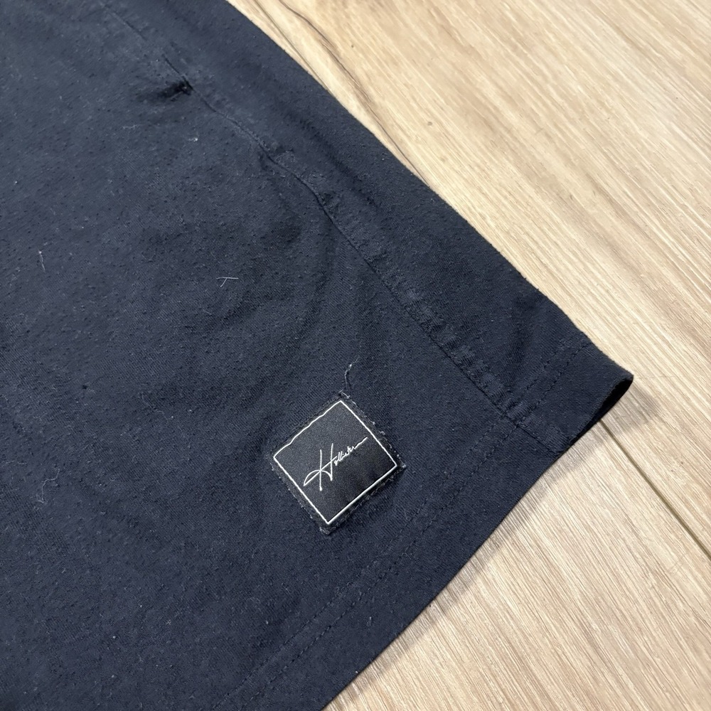 Hollister Shorts‎ Men Small Black Solid Sleep Lounge Elastic Waist Drawstring - Picture 2 of 6